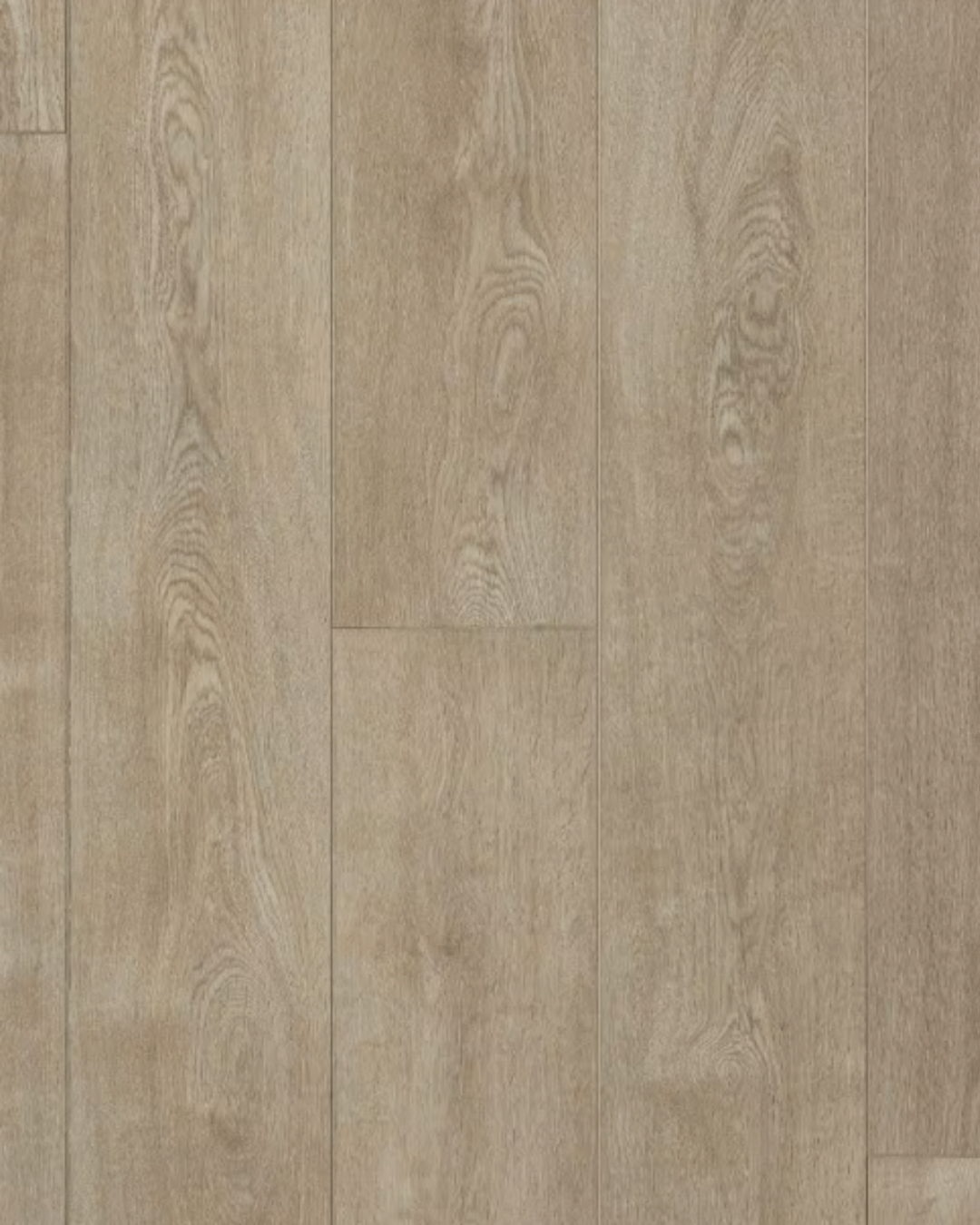 Luxury vinyl plank flooring in a warm French oak wood finish, showcasing natural grain patterns and medium-brown tones.