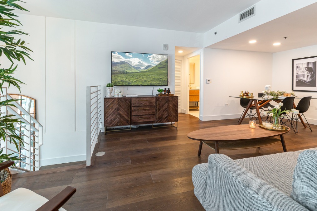 Modern Open-Concept Living Area in San Diego Attached ADU