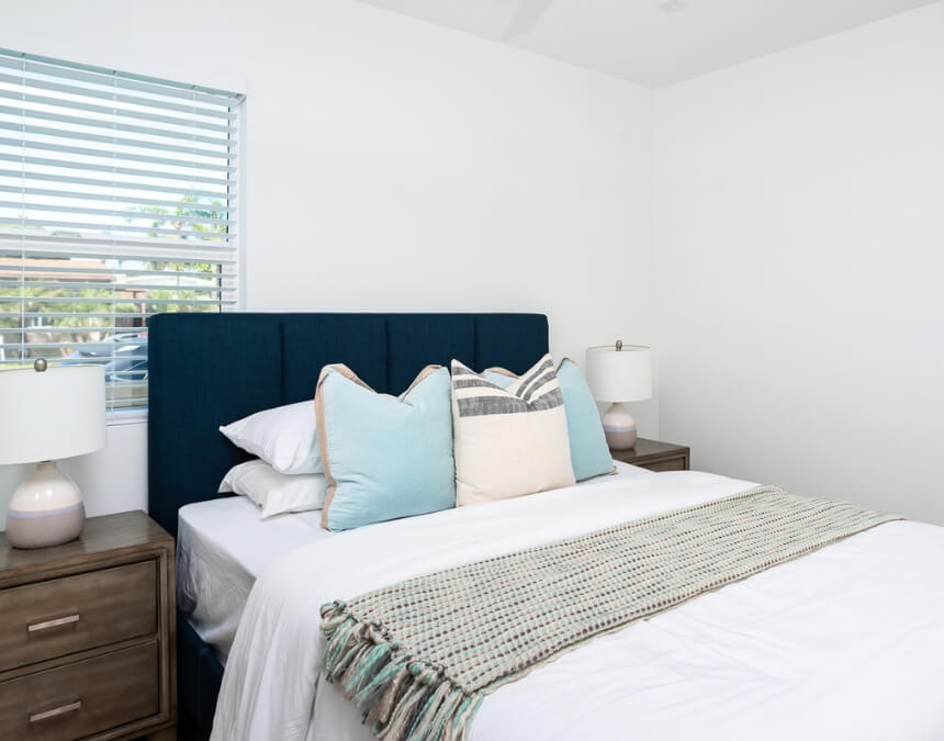 Operational Reality Managing an ADU Rental – furnished ADU bedroom designed to improve tenant retention and rental appeal