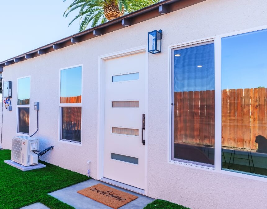 Bedroom Requirements for Garage Conversion Projects showing a completed garage conversion that meets California bedroom requirements for light, ventilation, and occupancy.
