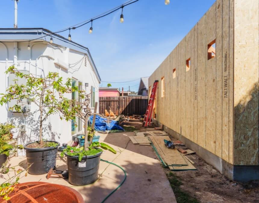 Can You Build More Units Using SB 9 – aerial view of a residential property that may qualify for a California SB 9 lot split