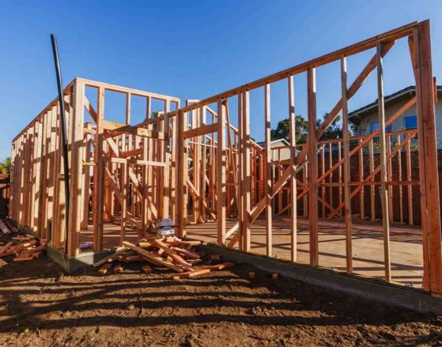 The Standard Rule for Most California Homeowners – ADU under construction on a single-family residential property