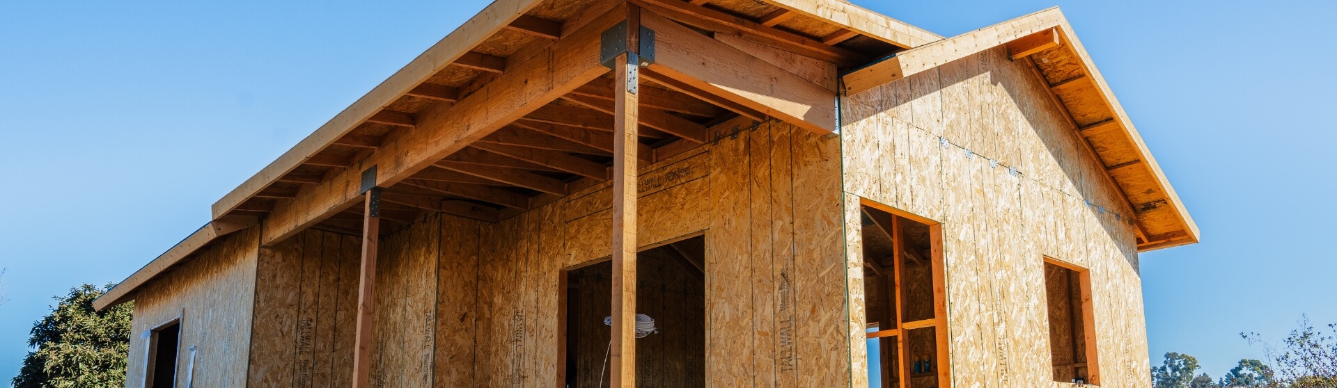 Framed ADU home under construction for home construction warranty guide