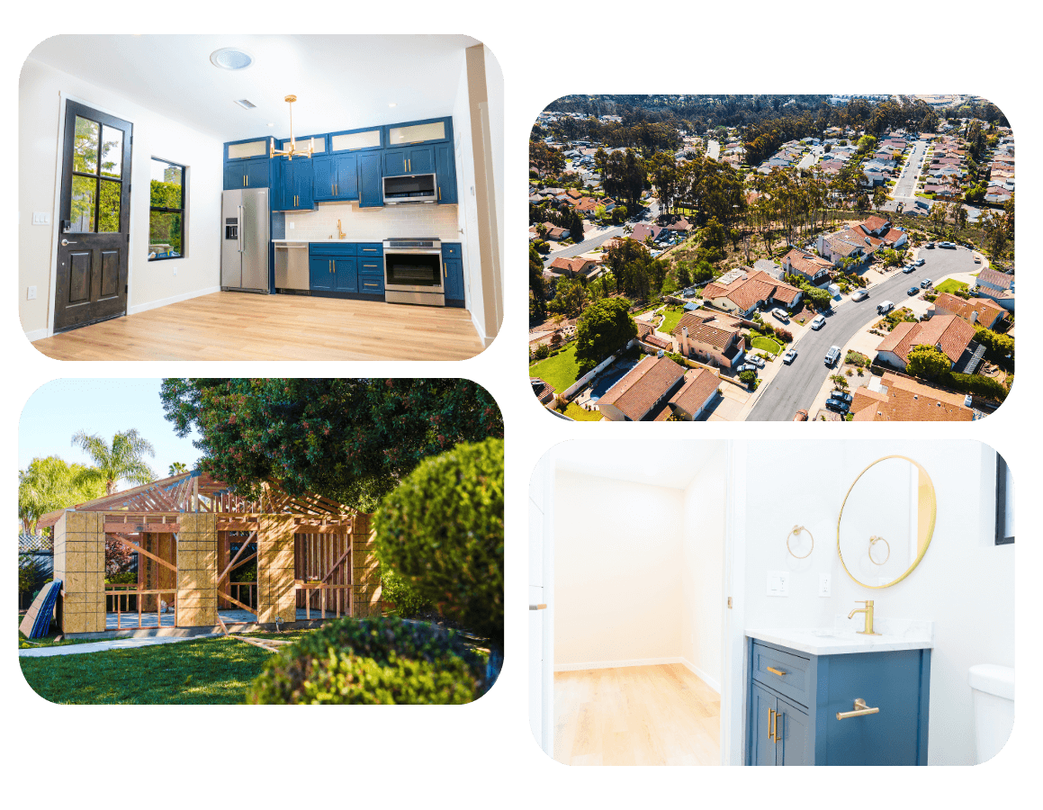 Mission Valley ADU specialists showcasing family-built quality across multiple project stages