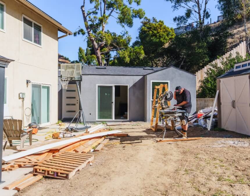 Conclusion: Which Loan Should You Choose for Your ADU — near-finished ADU on a California lot.