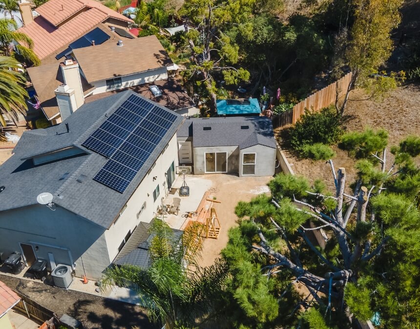 Conclusion of California ADU roofing guide showing completed accessory dwelling unit with efficient roof design