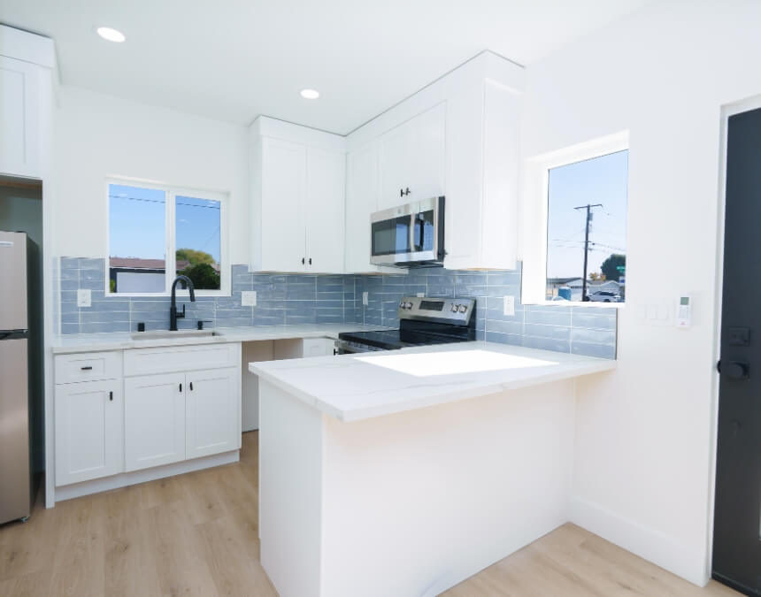 Types of ADUs in California including detached, attached, and garage conversion accessory dwelling units on a residential lot