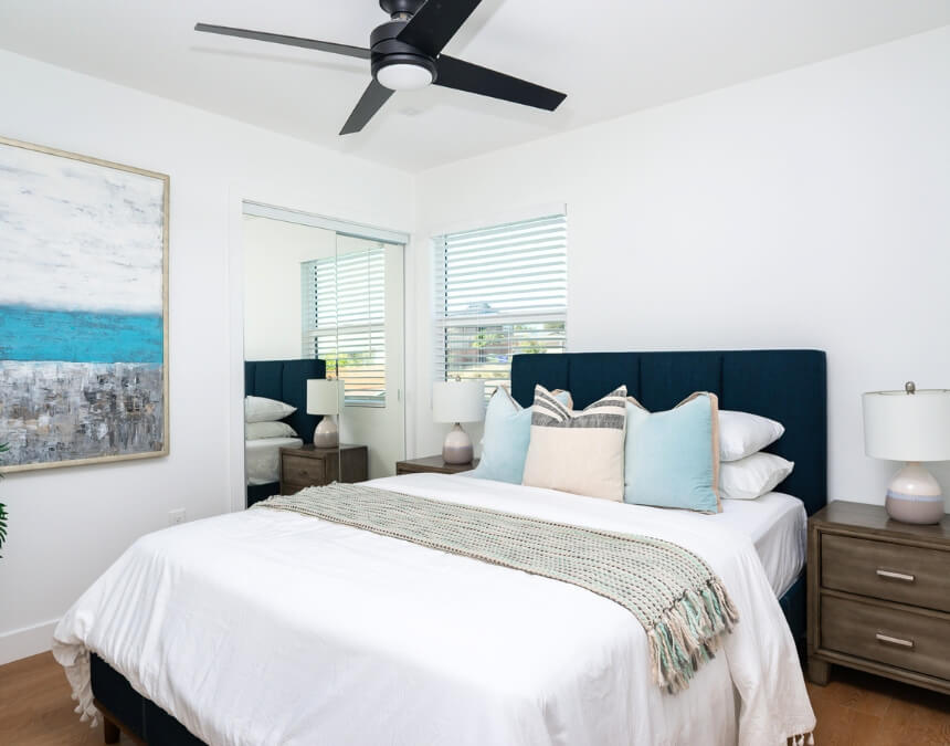 Conclusion Understanding ADU Permit Costs in California – finished ADU bedroom interior with staging