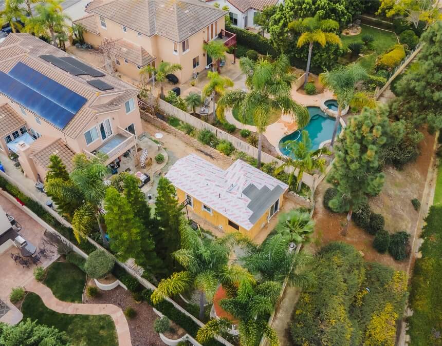 How Long Does It Take to Get an ADU Permit – backyard ADU construction timeline showing build progress