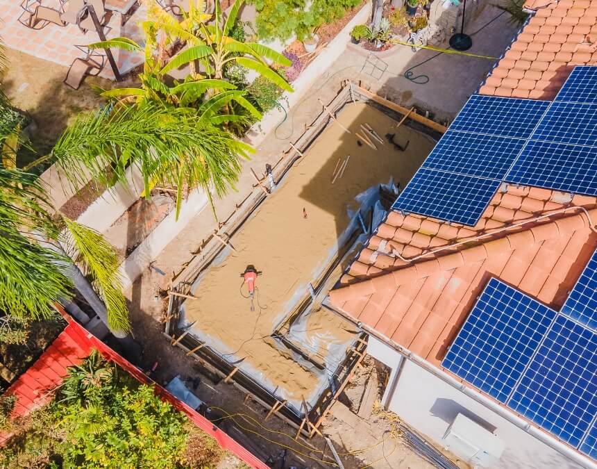 Common ADU Cost Mistakes Homeowners Make foundation and site preparation for detached ADU construction in San Diego backyard