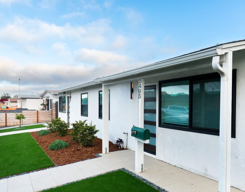 Financing options for ADU construction featuring a modern California ADU kitchen with custom cabinetry and open floor plan