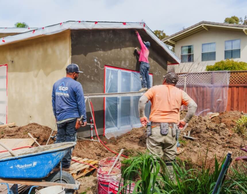 Understanding ADU electrical requirements in California with contractors coordinating electrical and utility planning during construction