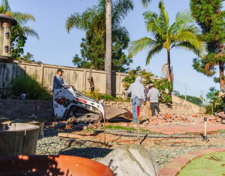 What Factors Affect ADU Construction Costs site grading and excavation work for backyard ADU construction in California
