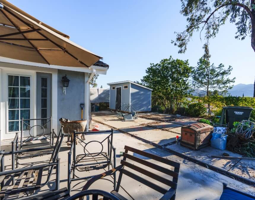 What are traditional equity-based financing options for ADUs showing a backyard ADU project financed through home equity or refinancing