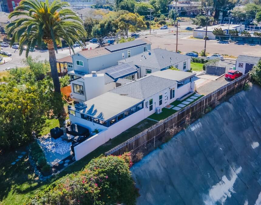 Why More California Homeowners Are Building ADUs showing an ADU construction project on a residential lot in California